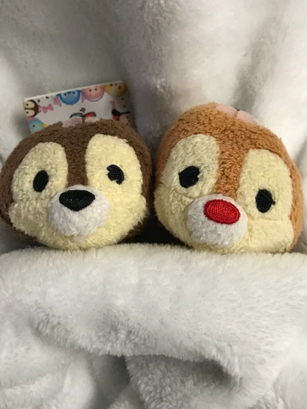 Disney Tsum Tsum Chip & Dale Mini Plush Bundle Set of 2 Collectible EUC